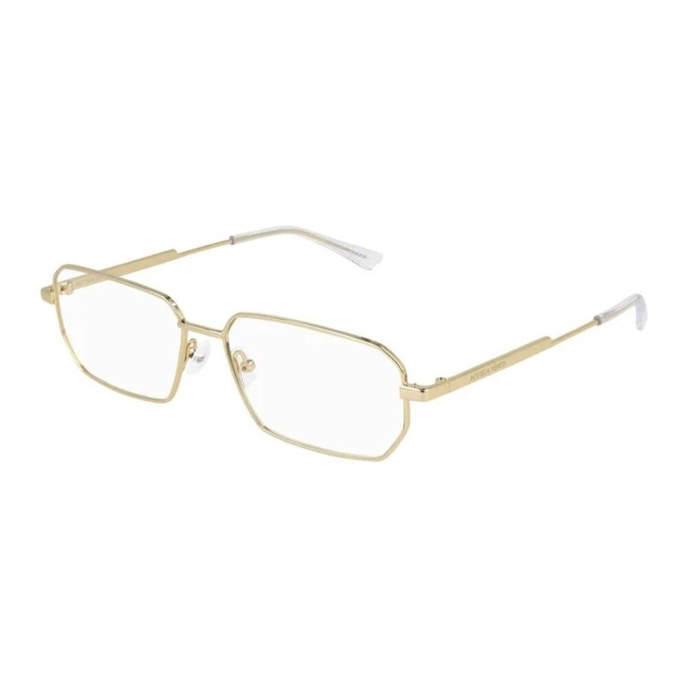 NEW  BOTTEGA VENETA EYEGLASSES GOLD UNISEX EYEWEAR BOTTEGA VENETA BV1073O 002